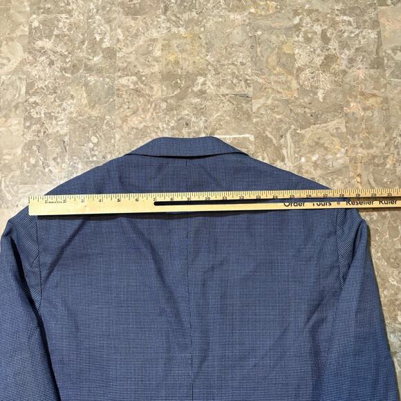 Suitsupply Blazer Mens 44L Pure Wool Sienna Single Breasted Houndstooth Canonico - Picture 15 of 16